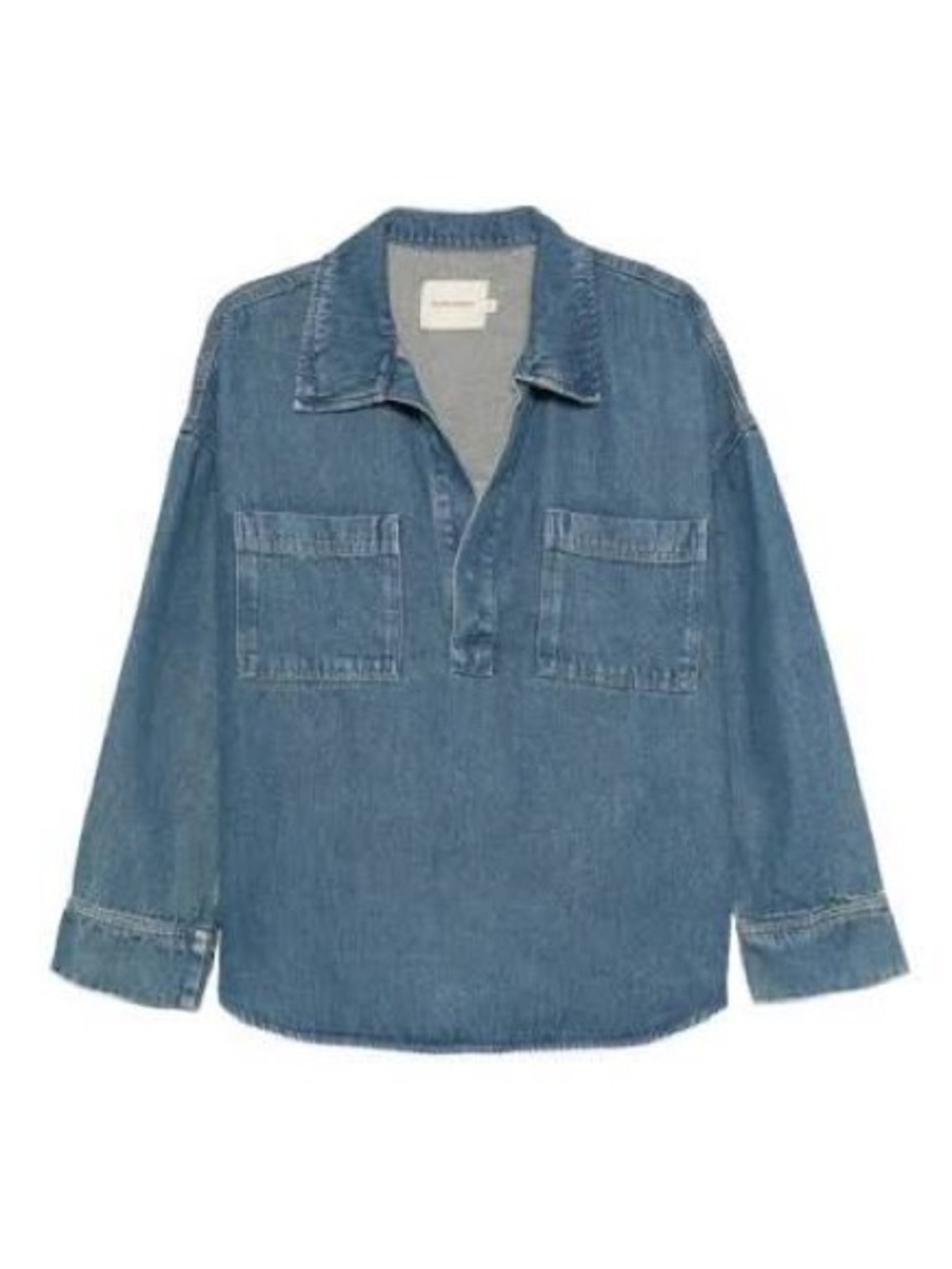 The New Society Denim Pullover Shirt